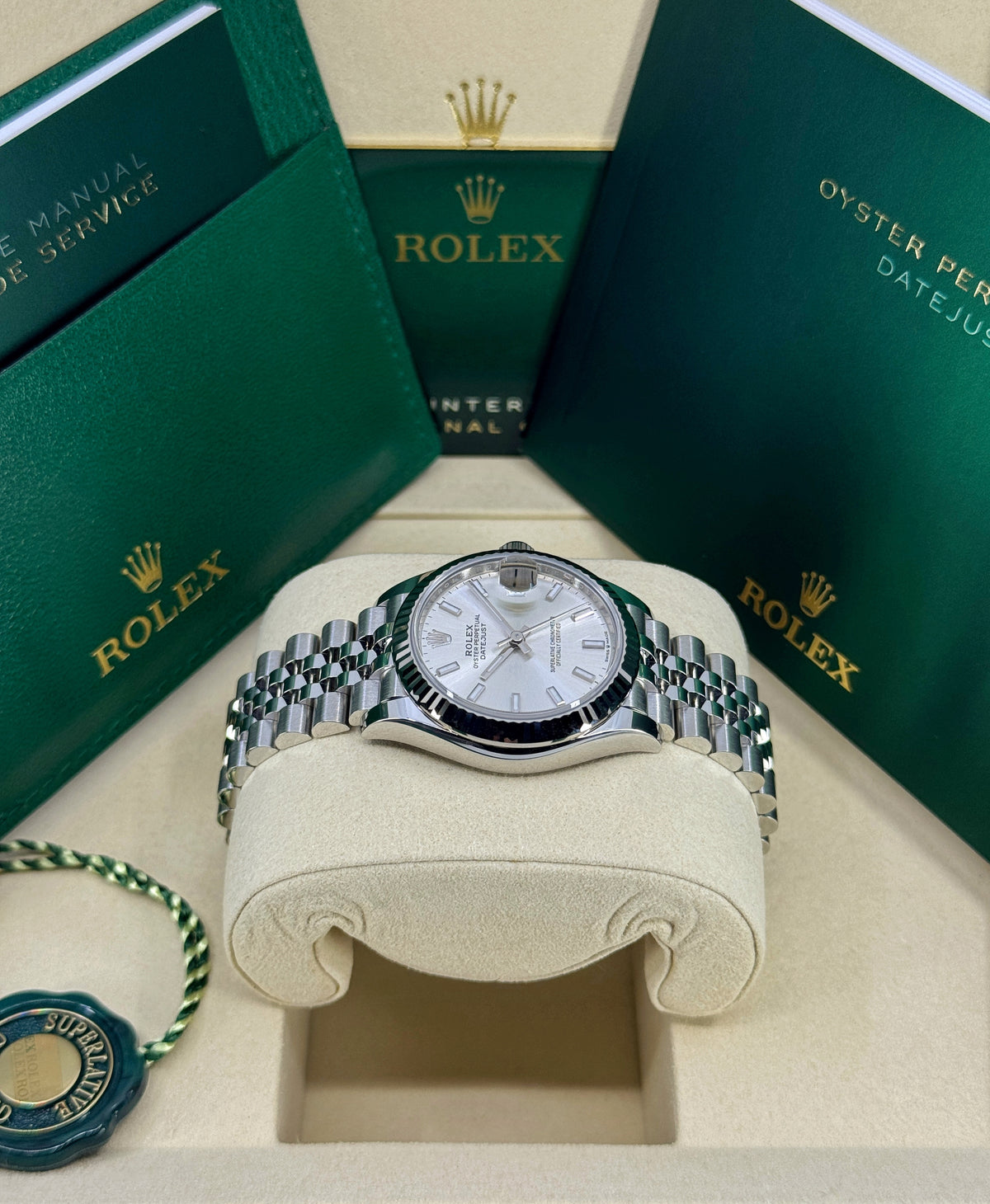 Rolex Datejust 31mm, Stainless Steel, Silver, Jubilee, Ref# 278274-0012, dated 2026