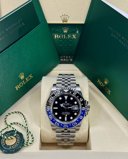 Rolex GMT-Master II 40mm, Stainless Steel, Batgirl, Jubilee, Ref# 126710BLNR-0002, dated 2026