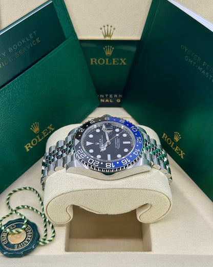 Rolex GMT-Master II 40mm, Stainless Steel, Batgirl, Jubilee, Ref# 126710BLNR-0002, dated 2026