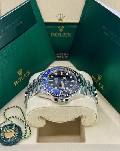 Rolex GMT-Master II 40mm, Stainless Steel, Batgirl, Jubilee, Ref# 126710BLNR-0002, dated 2026
