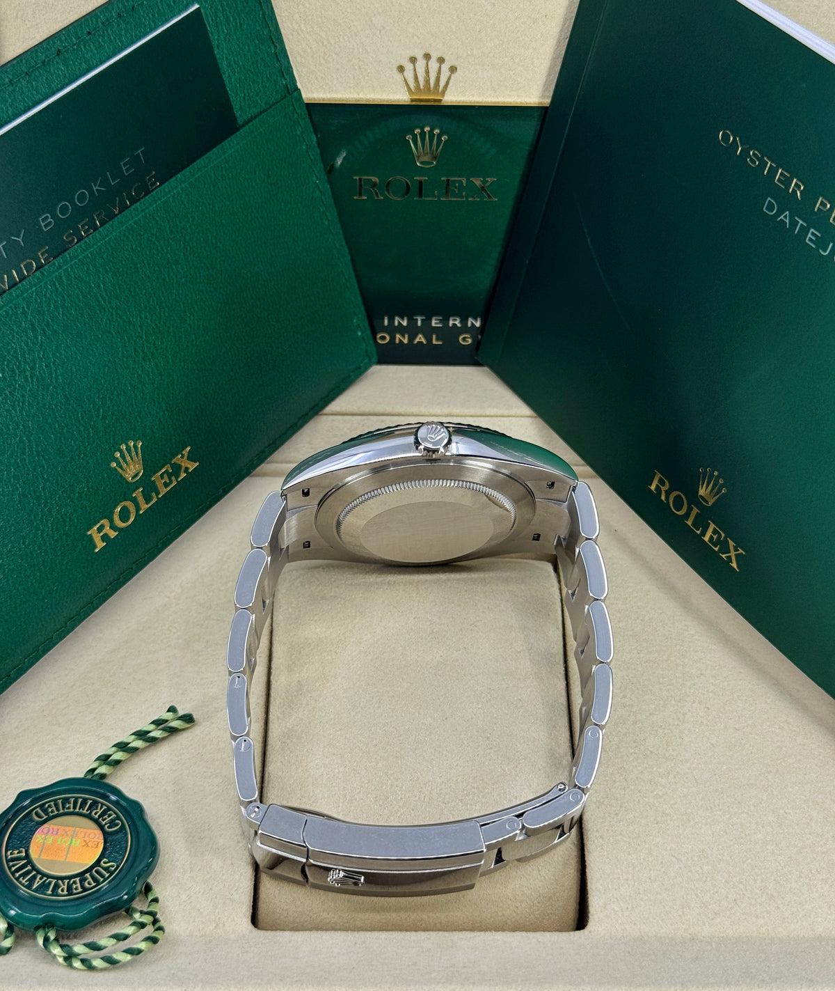 Rolex Datejust 41mm, Stainless Steel, Rhodium, Oyster, Ref# 126334-0013, dated 2026