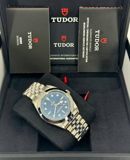 Pre-owned Tudor Black Bay 39mm, Blue, Ref# M79660-0002, dated 2023