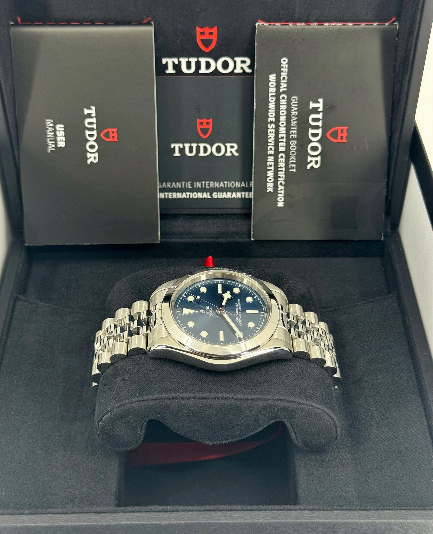 Pre-owned Tudor Black Bay 39mm, Blue, Ref# M79660-0002, dated 2023