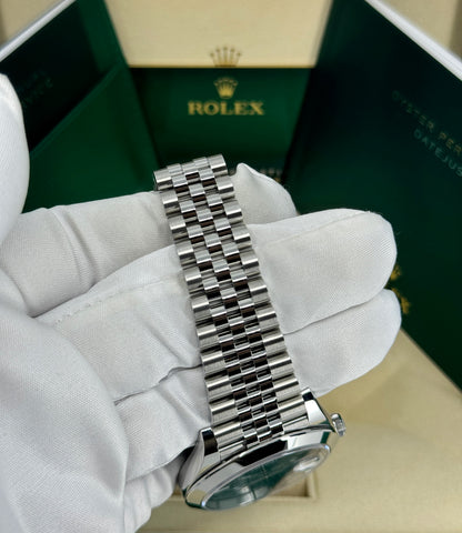 Rolex Datejust 41mm, Stainless Steel, Wimbledon, Slate, Jubilee, Ref# 126300-0014, dated 2026
