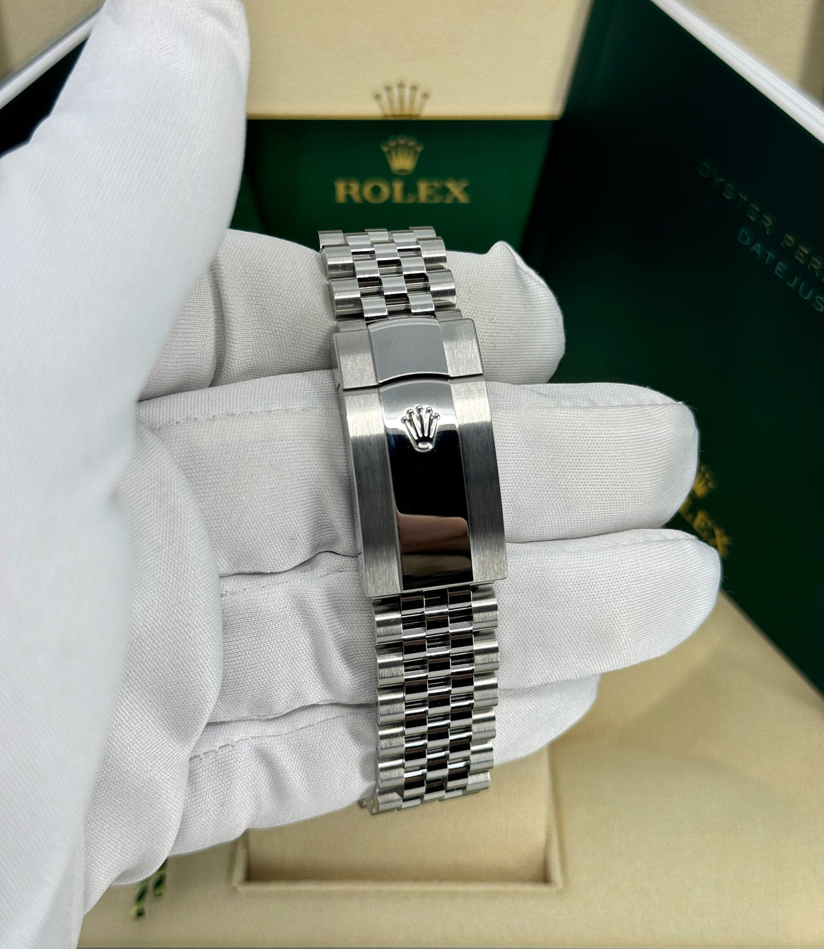Rolex Datejust 41mm, Stainless Steel, Wimbledon, Slate, Jubilee, Ref# 126300-0014, dated 2026