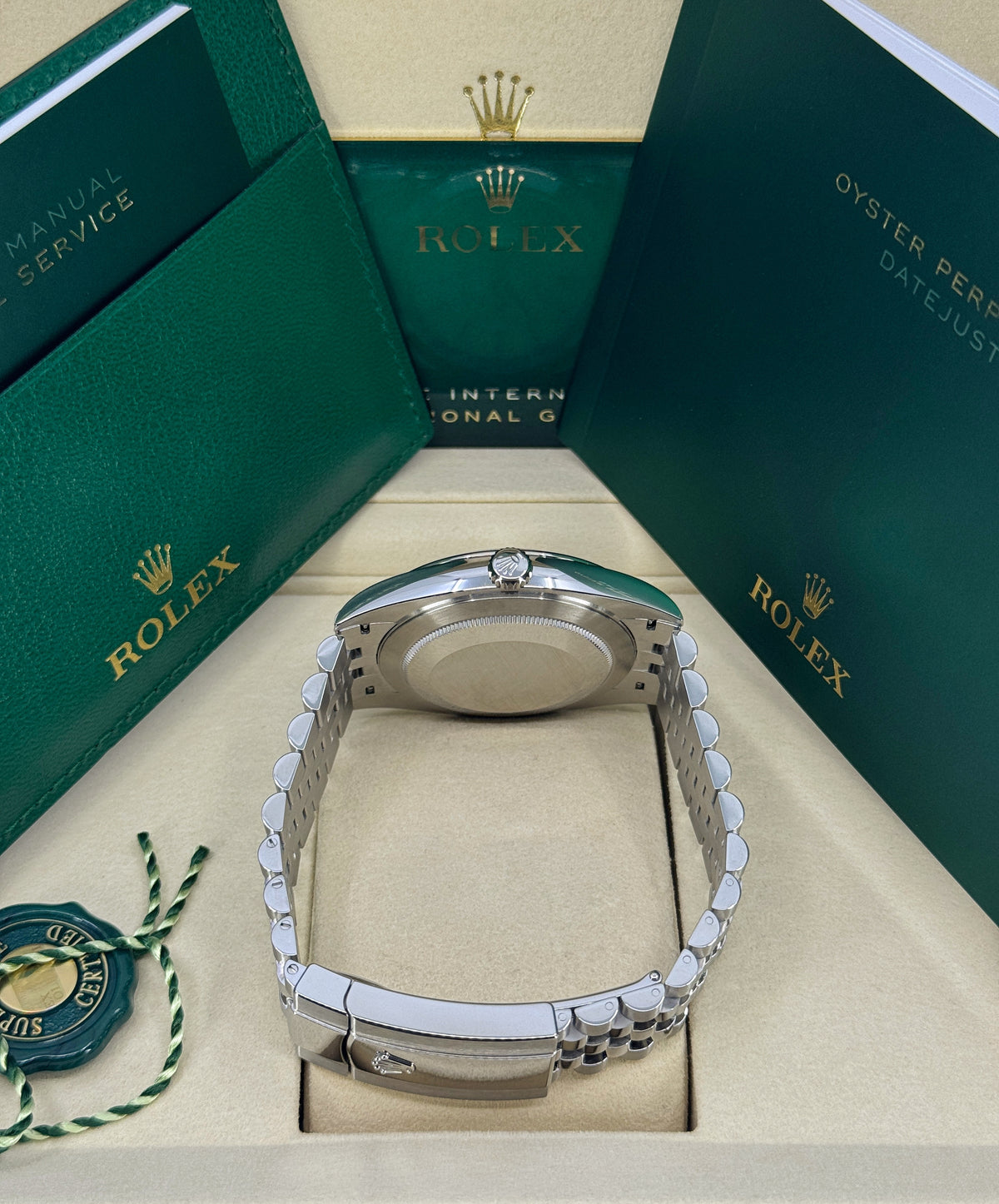 Rolex Datejust 41mm, Stainless Steel, Silver, Jubilee, Ref# 126300-0004, dated 2026