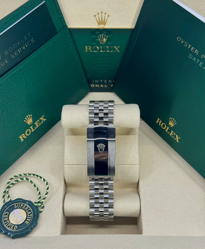 Rolex Datejust 41mm, Stainless Steel, Wimbledon, Slate, Jubilee, Ref# 126334-0022, dated 2026