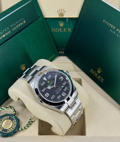 Rolex Air-King 40mm, Stainless Steel, Black, Ref# 126900, dated 2026