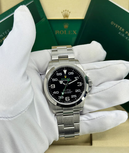 Rolex Air-King 40mm, Stainless Steel, Black, Ref# 126900, dated 2026