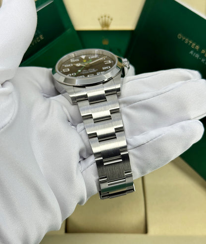 Rolex Air-King 40mm, Stainless Steel, Black, Ref# 126900, dated 2026