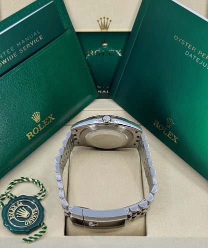 Rolex Datejust 41mm, Stainless Steel, Black, Jubilee, Ref# 126334-0018, dated 2026
