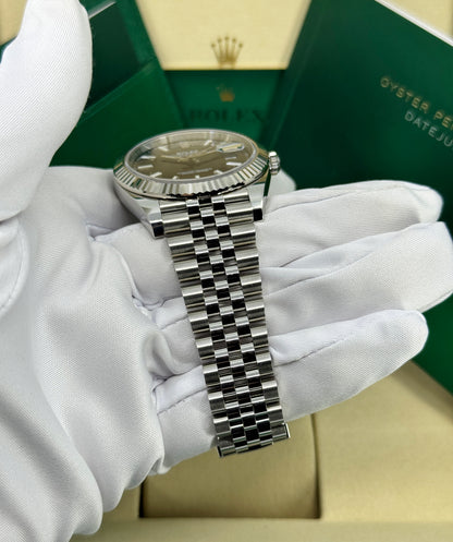 Rolex Datejust 41mm, Stainless Steel, Black, Jubilee, Ref# 126334-0018, dated 2026