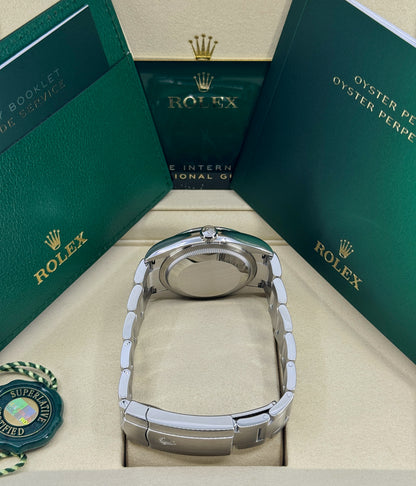 Rolex Oyster Perpetual 36mm, Stainless Steel, Green, Ref# 126000-0005, dated 2026