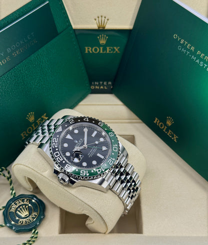 Rolex GMT-Master II 40mm, Stainless Steel, Sprite, Jubilee, Ref# 126720VTNR-0002, dated 2026