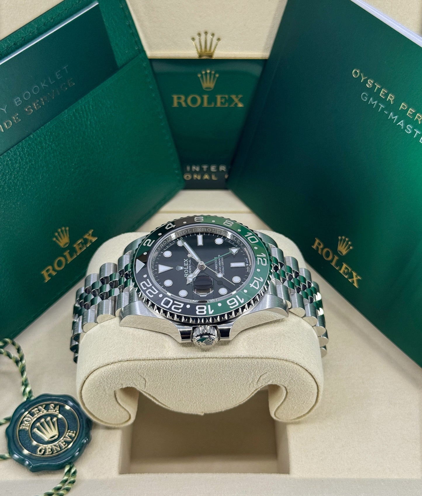 Rolex GMT-Master II 40mm, Stainless Steel, Sprite, Jubilee, Ref# 126720VTNR-0002, dated 2026