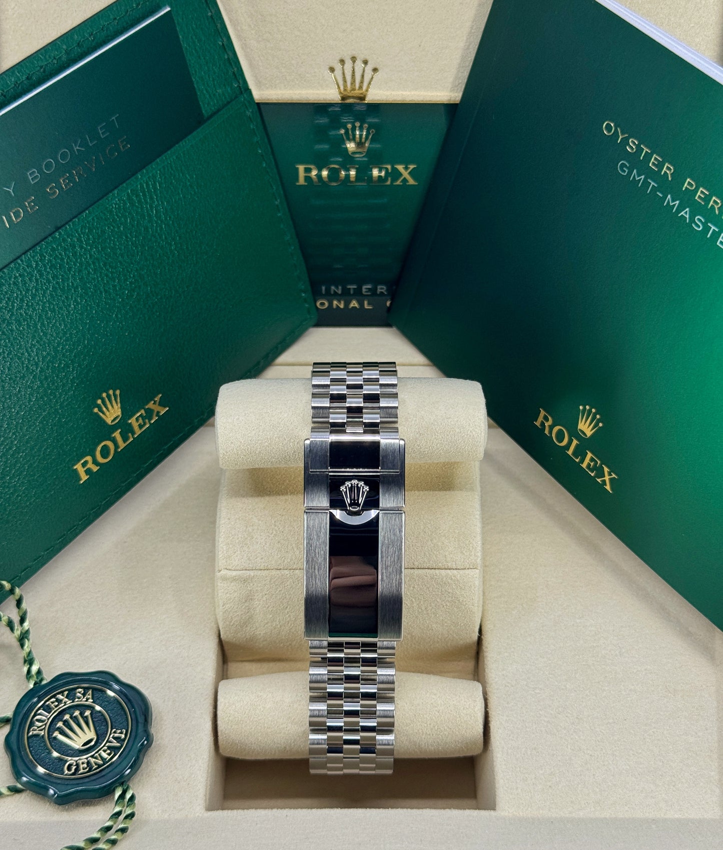 Rolex GMT-Master II 40mm, Stainless Steel, Sprite, Jubilee, Ref# 126720VTNR-0002, dated 2026