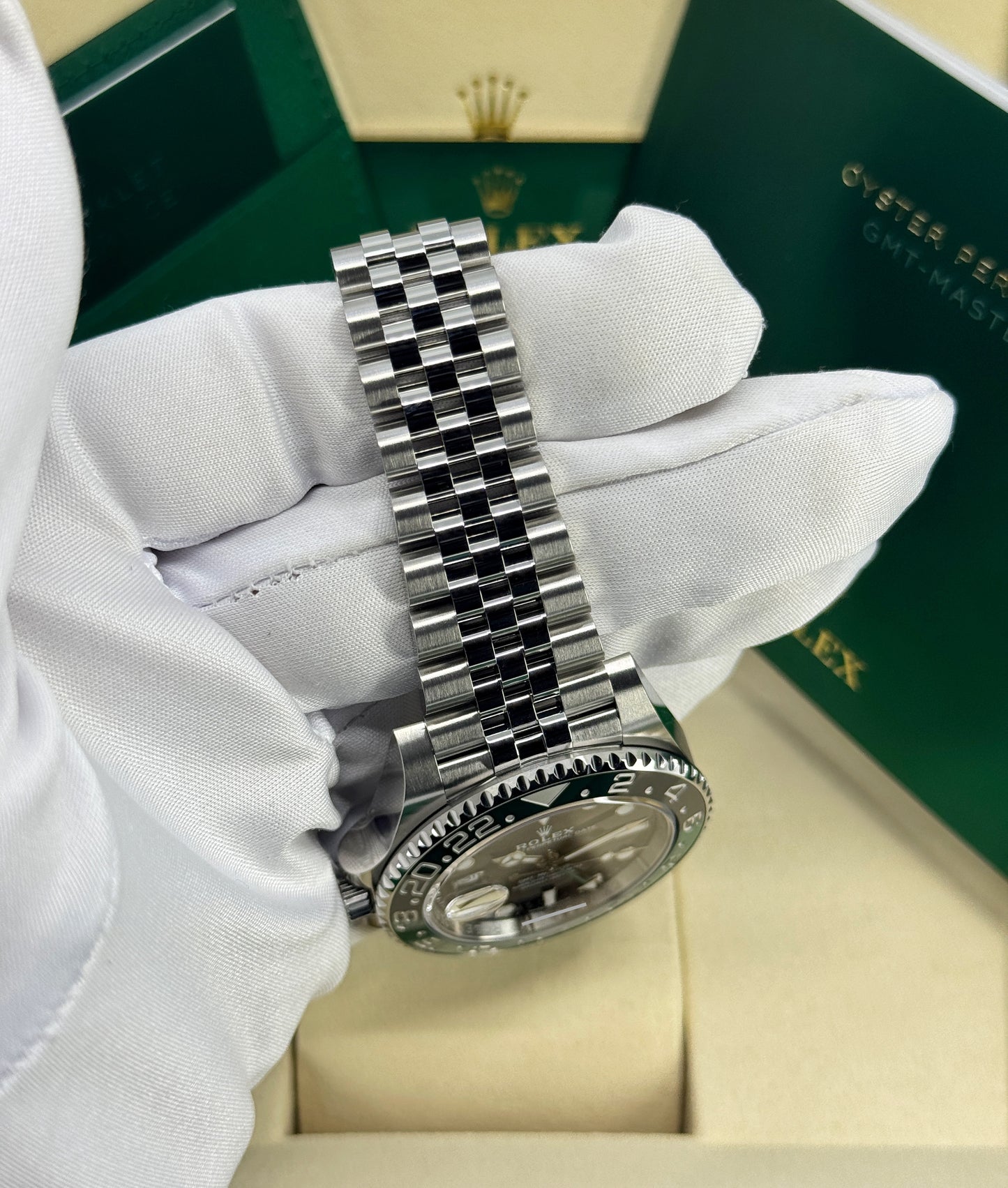 Rolex GMT-Master II 40mm, Stainless Steel, Sprite, Jubilee, Ref# 126720VTNR-0002, dated 2026