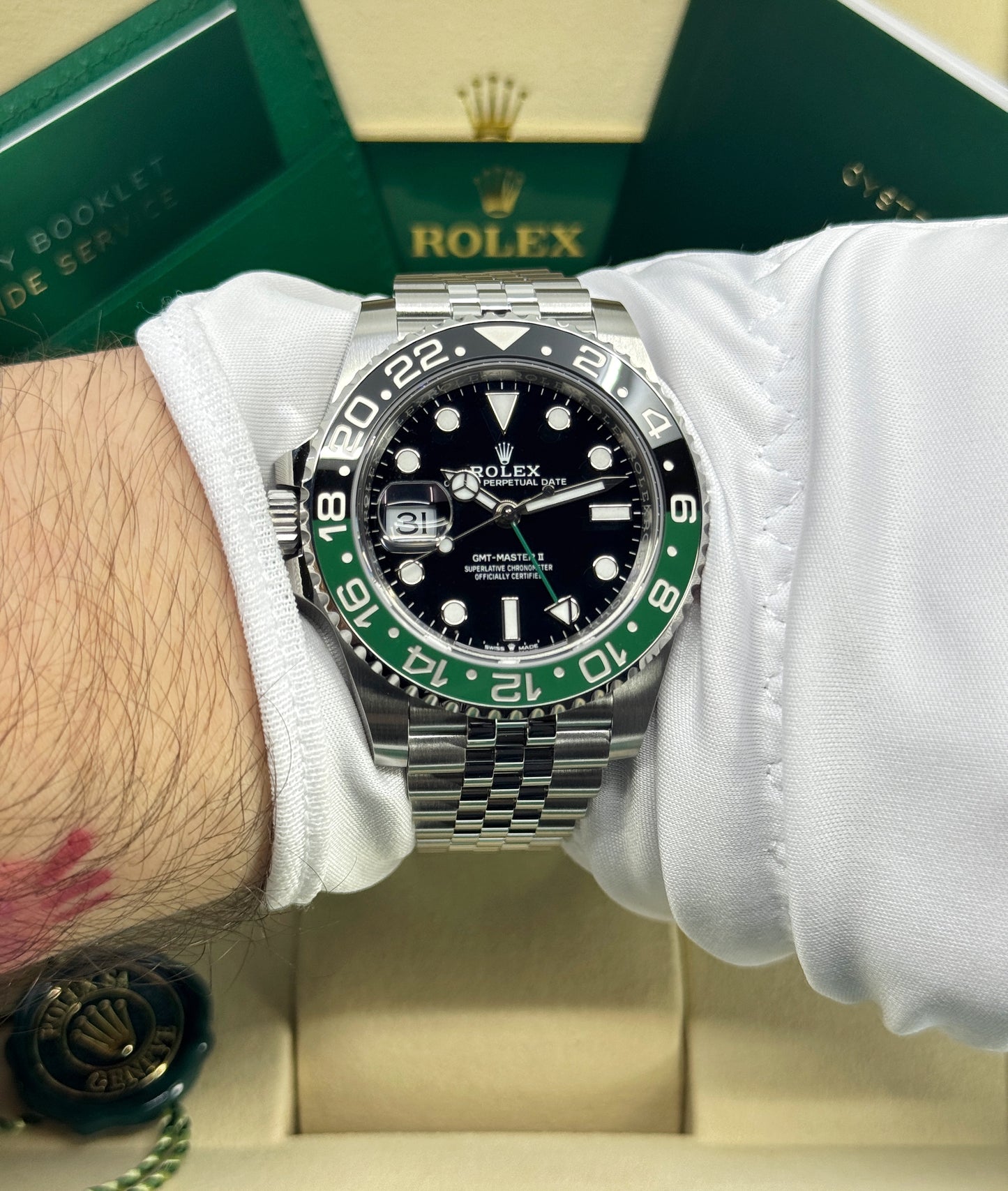 Rolex GMT-Master II 40mm, Stainless Steel, Sprite, Jubilee, Ref# 126720VTNR-0002, dated 2026