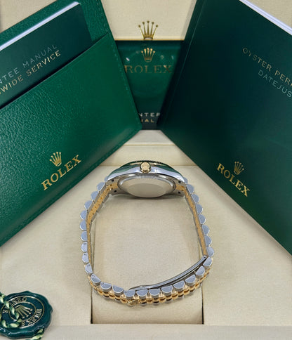 Rolex Datejust 31mm, 18k YG & Stainless Steel, Mother of Pearl Diamond, Jubilee, Ref# 278273-0028, dated 2026