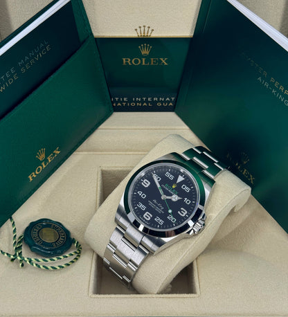 Rolex Air-King 40mm, Stainless Steel, Black, Ref# 126900, dated 2026