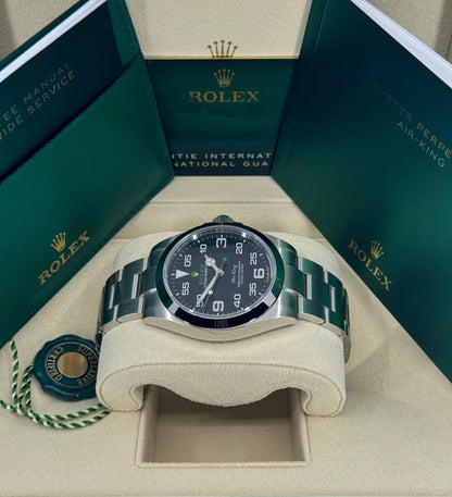 Rolex Air-King 40mm, Stainless Steel, Black, Ref# 126900, dated 2026