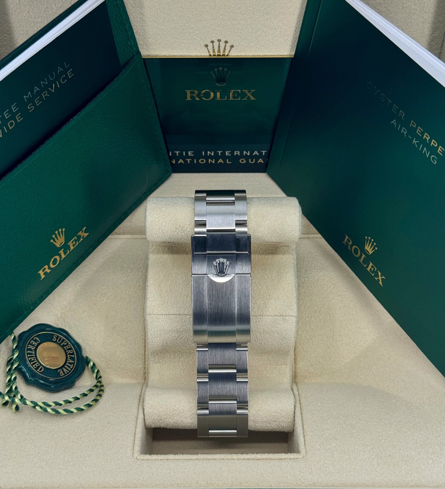 Rolex Air-King 40mm, Stainless Steel, Black, Ref# 126900, dated 2026