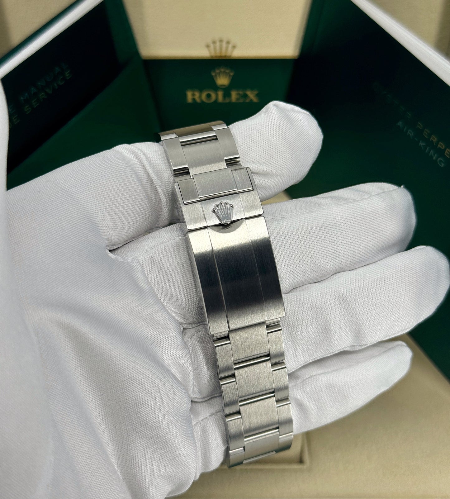 Rolex Air-King 40mm, Stainless Steel, Black, Ref# 126900, dated 2026