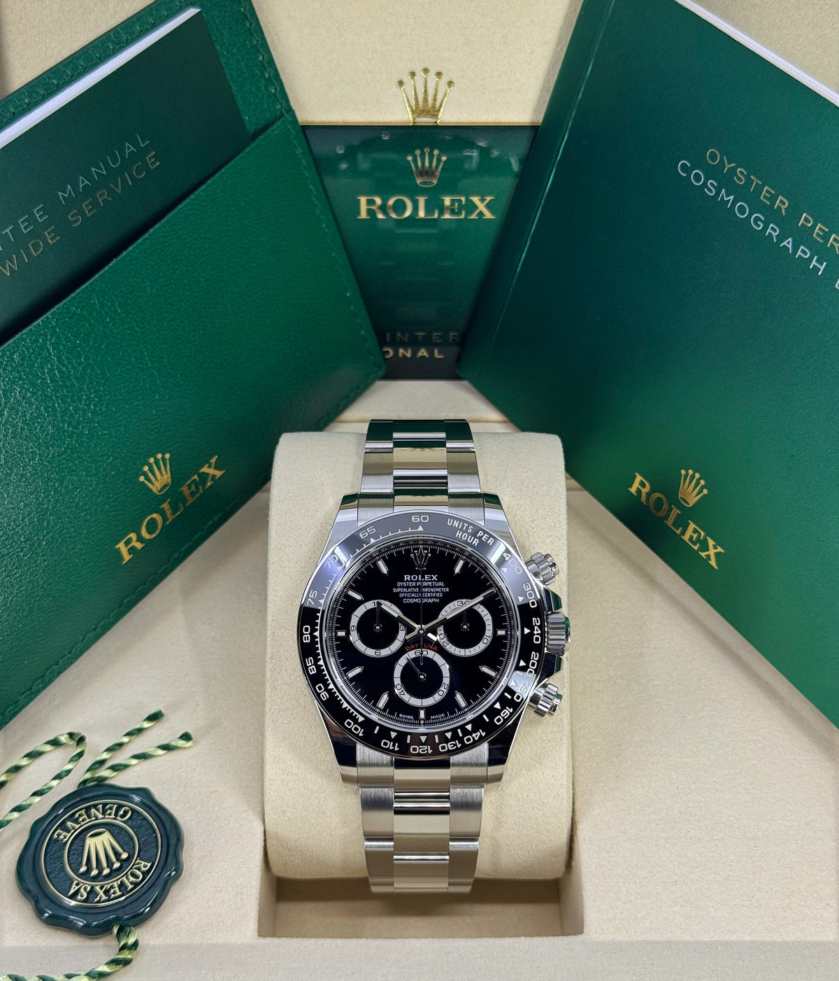 Rolex Cosmograph Daytona 40mm, Stainless Steel, Black, Ref# 126500LN-0002, dated 2026