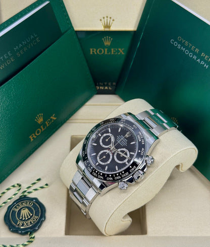 Rolex Cosmograph Daytona 40mm, Stainless Steel, Black, Ref# 126500LN-0002, dated 2026