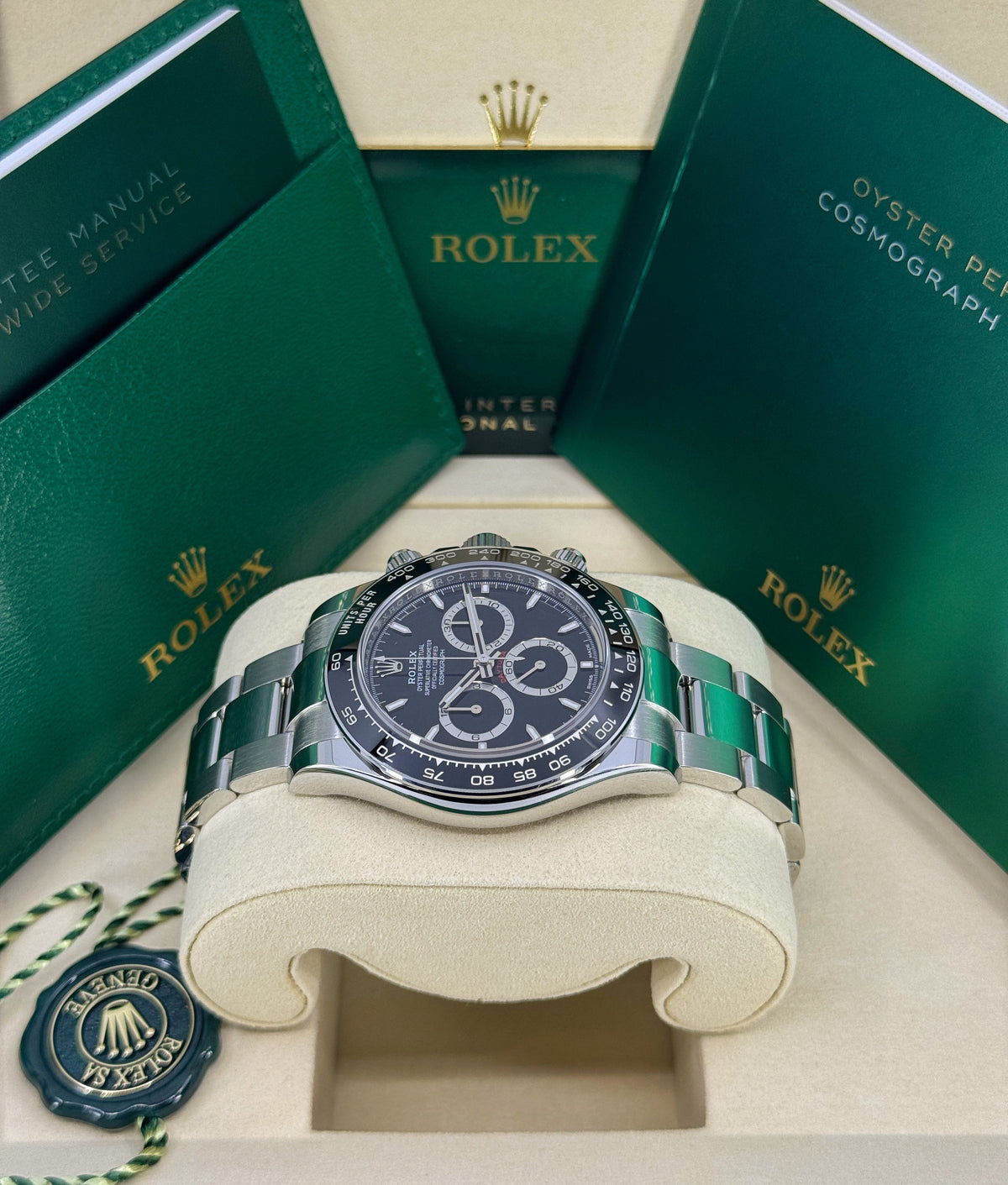 Rolex Cosmograph Daytona 40mm, Stainless Steel, Black, Ref# 126500LN-0002, dated 2026