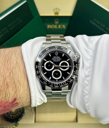 Rolex Cosmograph Daytona 40mm, Stainless Steel, Black, Ref# 126500LN-0002, dated 2026