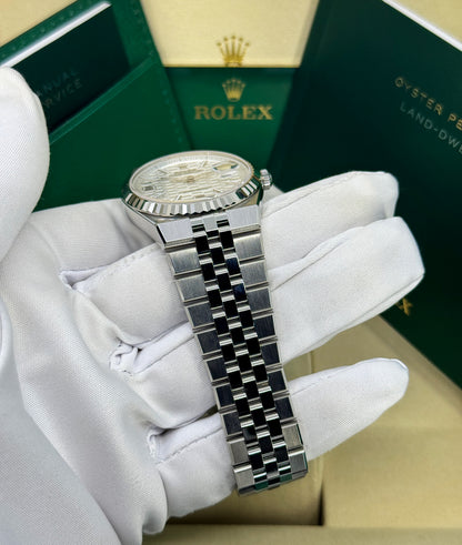Rolex Land-Dweller 36mm, Stainless Steel, White, Ref# 127234-0001, dated 2026