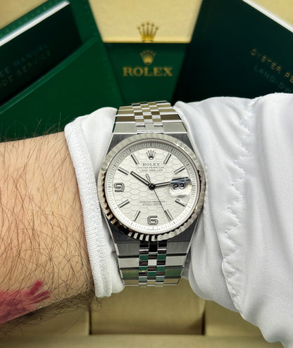 Rolex Land-Dweller 36mm, Stainless Steel, White, Ref# 127234-0001, dated 2026