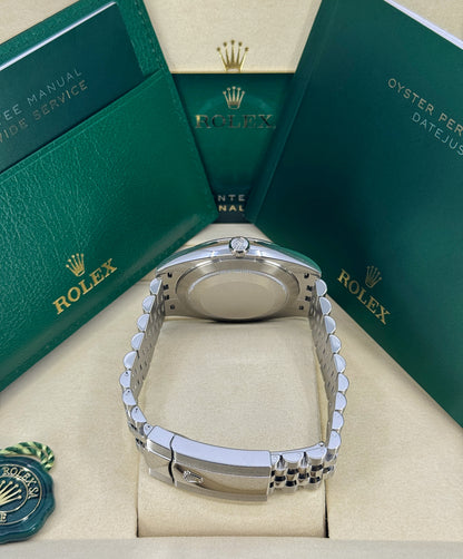 Rolex Datejust 41mm, Stainless Steel, Green Ombré, Jubilee, Ref# 126300-0026, dated 2026