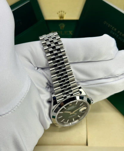 Rolex Datejust 41mm, Stainless Steel, Green Ombré, Jubilee, Ref# 126300-0026, dated 2026