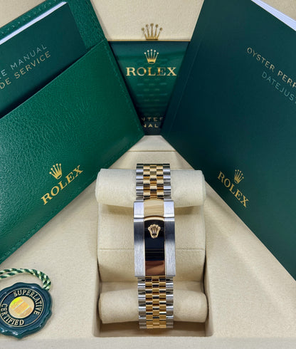 Rolex Datejust 36mm, 18k YG & Stainless Steel, Mother of Pearl Diamond, Jubilee, Ref# 126233-0023, dated 2026