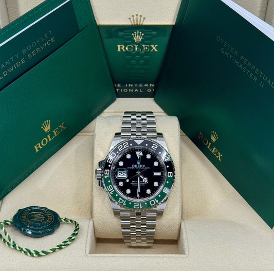Rolex GMT-Master II 40mm, Stainless Steel, Sprite, Jubilee, Ref# 126720VTNR-0002, dated 2026