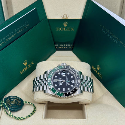 Rolex GMT-Master II 40mm, Stainless Steel, Sprite, Jubilee, Ref# 126720VTNR-0002, dated 2024