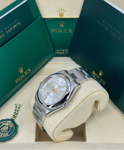 Rolex Oyster Perpetual 36mm, Stainless Steel, Silver, Ref# 126000-0001, dated 2026