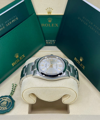Rolex Oyster Perpetual 36mm, Stainless Steel, Silver, Ref# 126000-0001, dated 2026