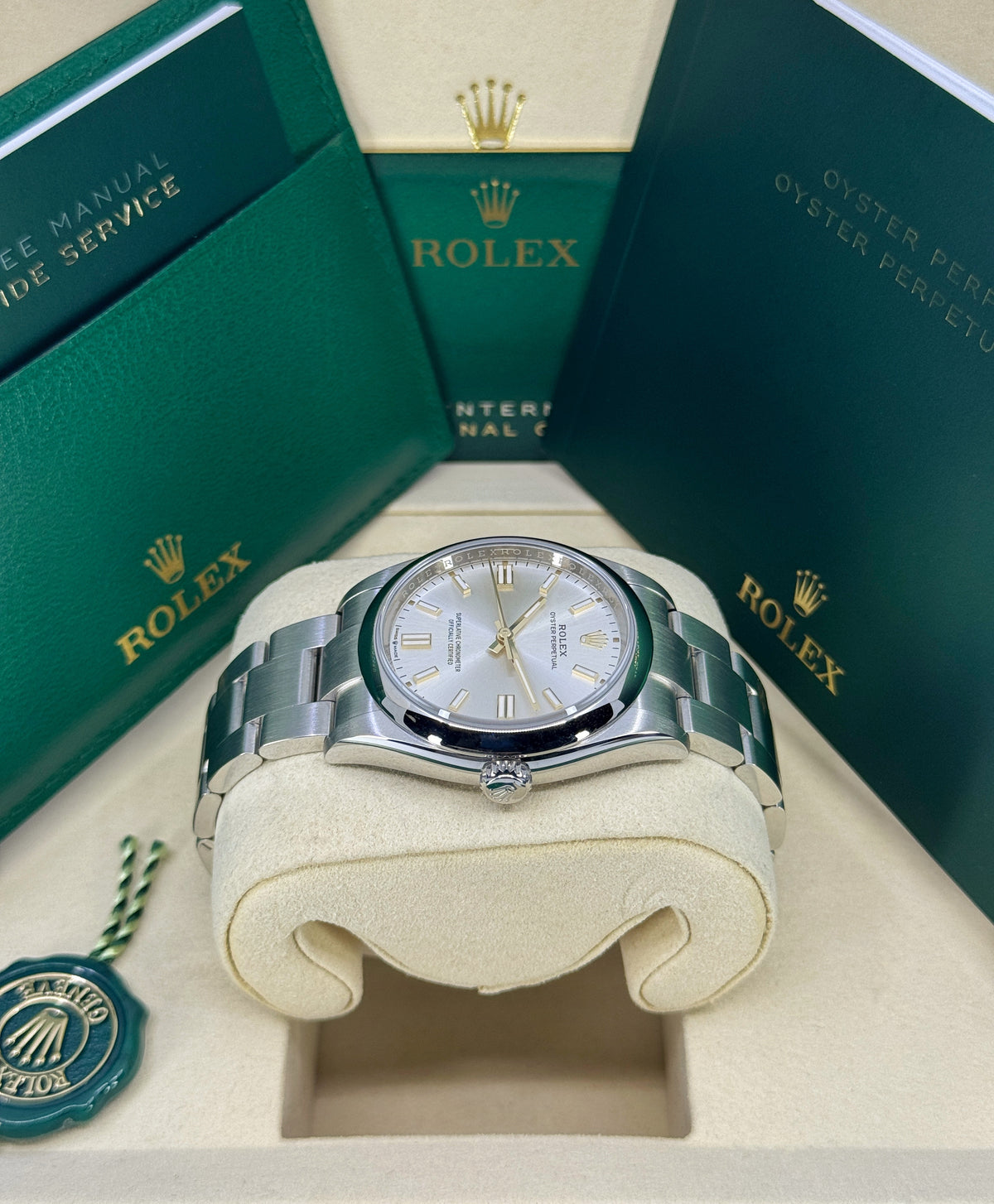 Rolex Oyster Perpetual 36mm, Stainless Steel, Silver, Ref# 126000-0001, dated 2026