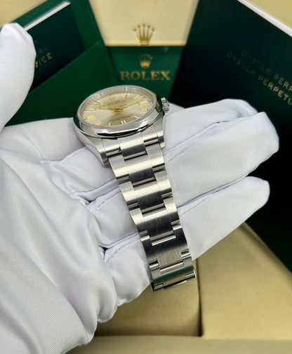 Rolex Oyster Perpetual 36mm, Stainless Steel, Silver, Ref# 126000-0001, dated 2026