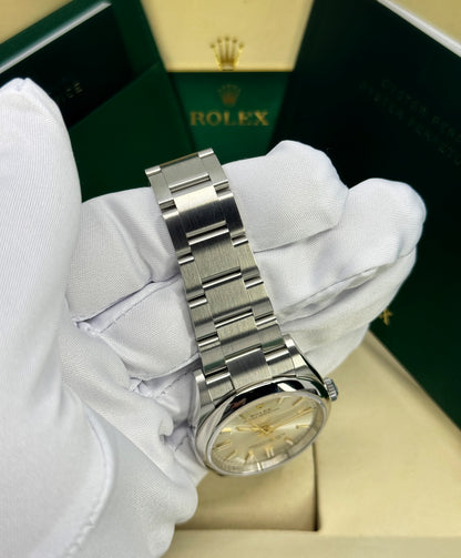 Rolex Oyster Perpetual 36mm, Stainless Steel, Silver, Ref# 126000-0001, dated 2026