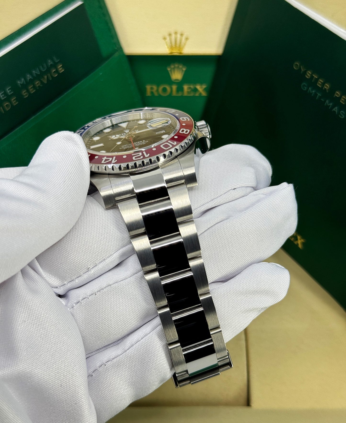 Rolex GMT-Master II 40mm, Stainless Steel, Pepsi, Oyster, Ref# 126710BLRO-0002, dated 2026