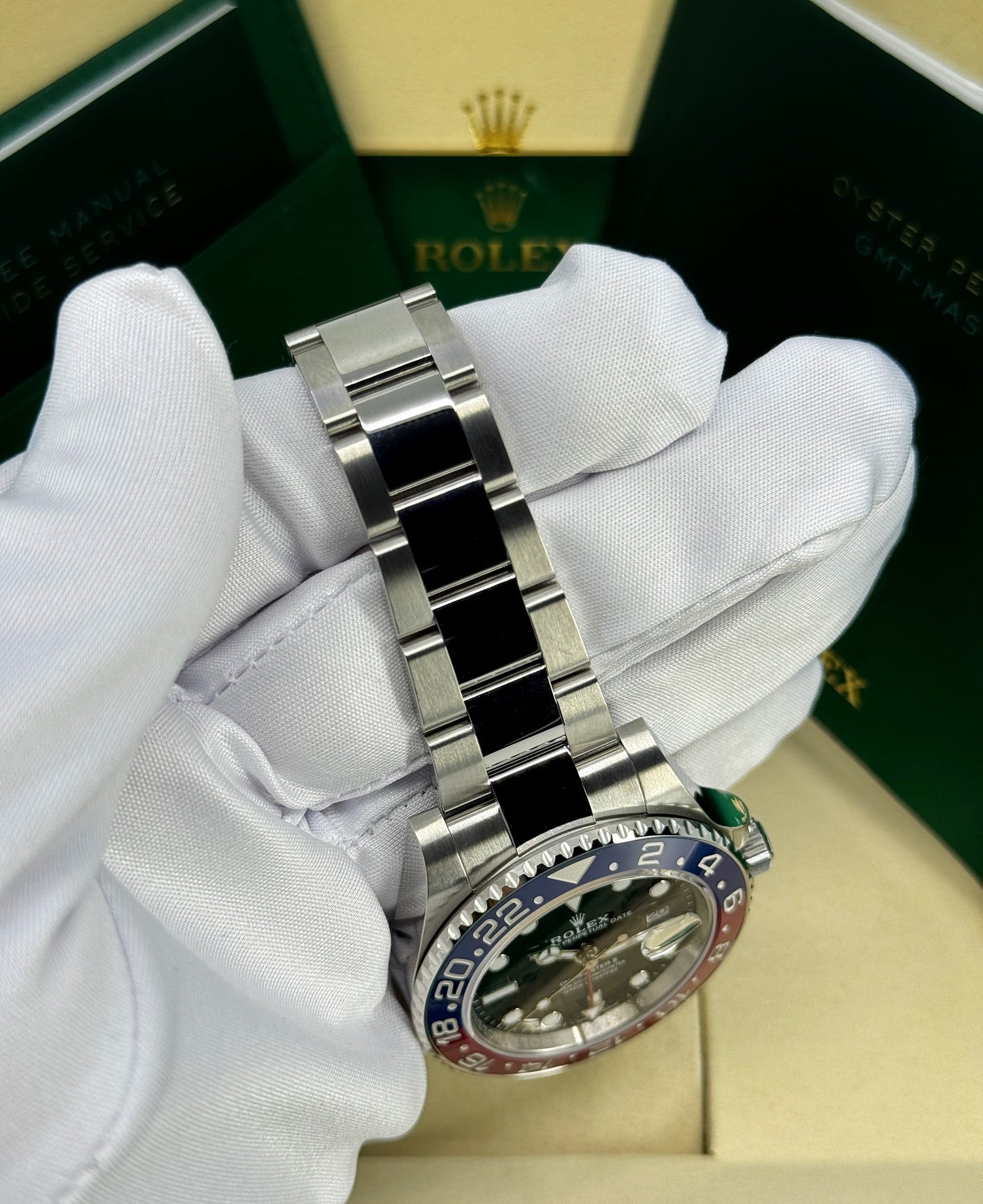 Rolex GMT-Master II 40mm, Stainless Steel, Pepsi, Oyster, Ref# 126710BLRO-0002, dated 2026