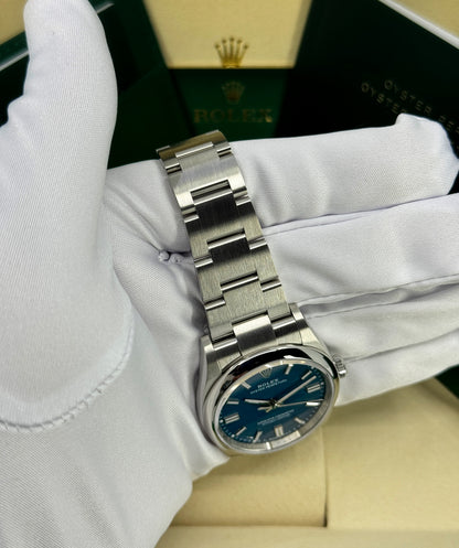 Rolex Oyster Perpetual 36mm, Stainless Steel, Blue, Ref# 126000-0015, dated 2026