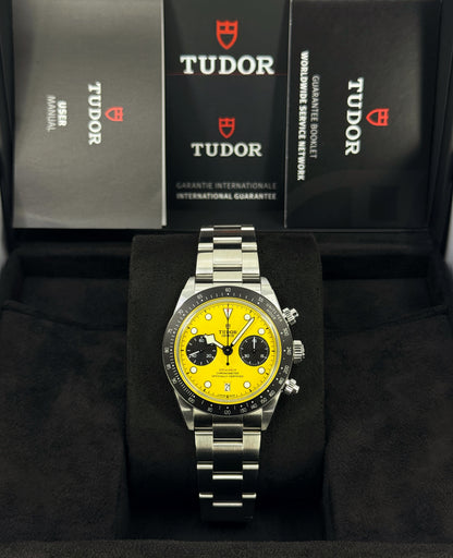 Tudor Black Bay Chrono 39mm, Special Edition, Bumblebee, Yellow, Ref# 79310N-0001, dated 2026