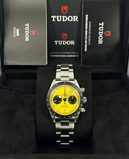 Tudor Black Bay Chrono 39mm, Special Edition, Bumblebee, Yellow, Ref# 79310N-0001, dated 2026