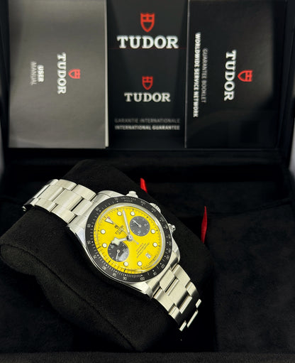 Tudor Black Bay Chrono 39mm, Special Edition, Bumblebee, Yellow, Ref# 79310N-0001, dated 2026