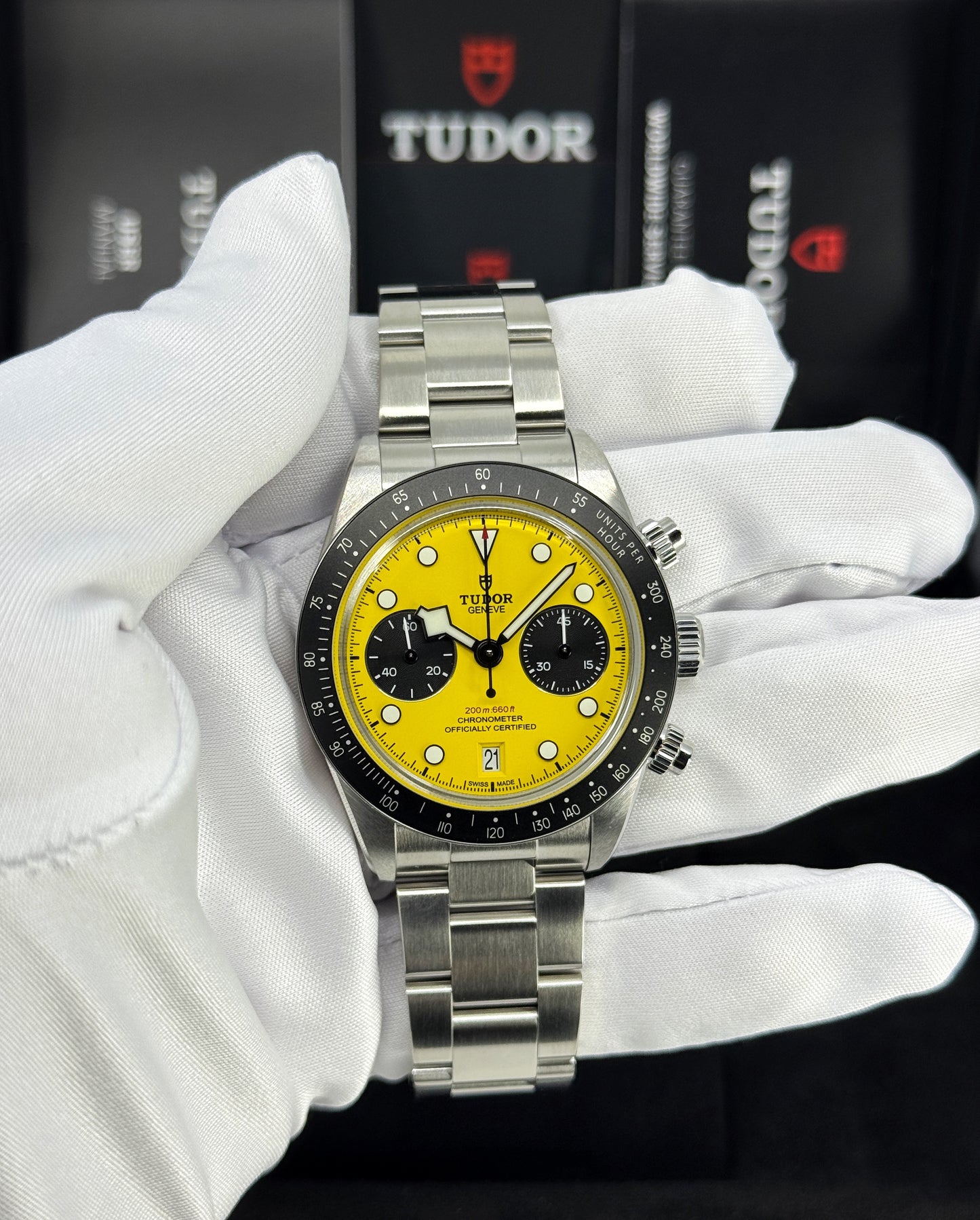 Tudor Black Bay Chrono 39mm, Special Edition, Bumblebee, Yellow, Ref# 79310N-0001, dated 2026
